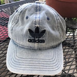 Soft denim Adidas baseball hat